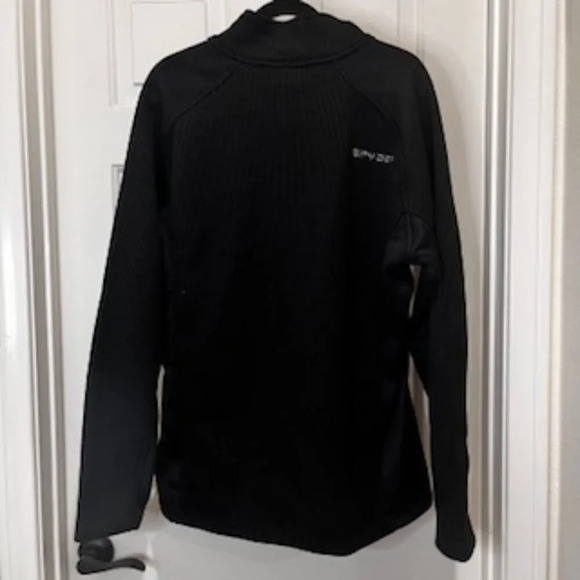 Spyder Bandit Half Zip Fleece Jacket Outbound Sweatshirt Black Mens Size XL - Picture 6 of 12
